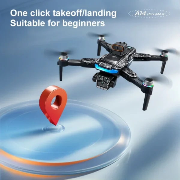Xiaomi A14Pro max GPS Drone 4K Professional Dual Camera Dron Brushless Motor WIFI FPV Foldable RC Quadcopter Helicopter Toys - Image 3