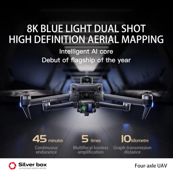 P7 MAX High-end Professional GPS Drone 8K With Screen Remote Control 20km Digital Image Transmission Brushless RC Quadcopter Toy - Image 2