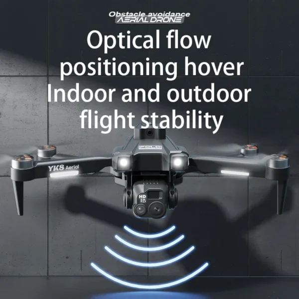 YK8 Drone 8K HD Professional 360 °Obstacle Foldable Avoidance 5G WIFI Aerial Photography Brushless Motor RC Quadcopter - Image 3