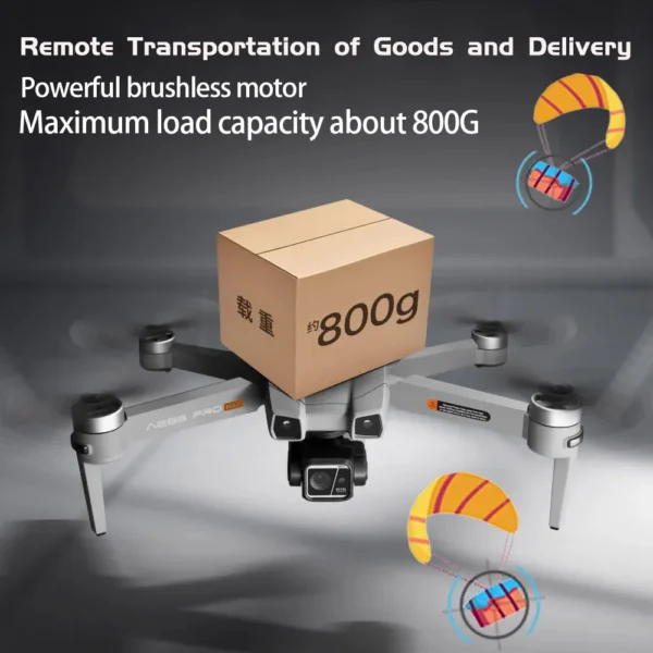 AE86 Max GPS Drone 10km 8K Profesional Dual Camera 3-Axis Gimbal Aerial Photography Obstacle Avoidance Fishing FPV RC Quadcopter - Image 4