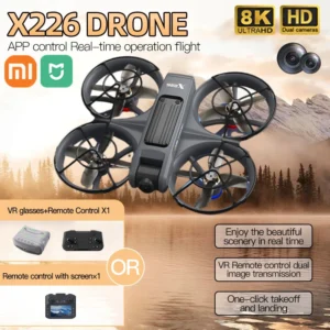 XIAOMI MIJIA X226/X226VR Drone 8K HD Dual Camera Brushless Motor Remote Control Helicopter Aircraft Quadcopter Dron Gift for Kid