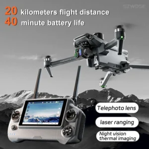 2025 new Wing 6 drone professional aerial photography HD 8K With Screen Remote Control Aircraft 20 Kilometer Obstacle Avoidance