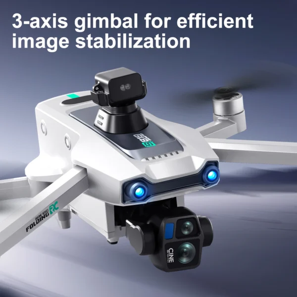 2025 New S819 GPS Drone 5G Professional 8K HD Aerial Dual Camera Screen Control 360° Obstacle Avoidance 5G WIFI RC Dron 6000M - Image 4