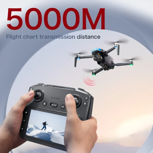 S-X1 MAX GPS Drone 4K Professional HD Camera 3-Axis Gimbal 5G Digital image transmission Large Screen FPV Dron RC Quadcopter 5KM - Image 6