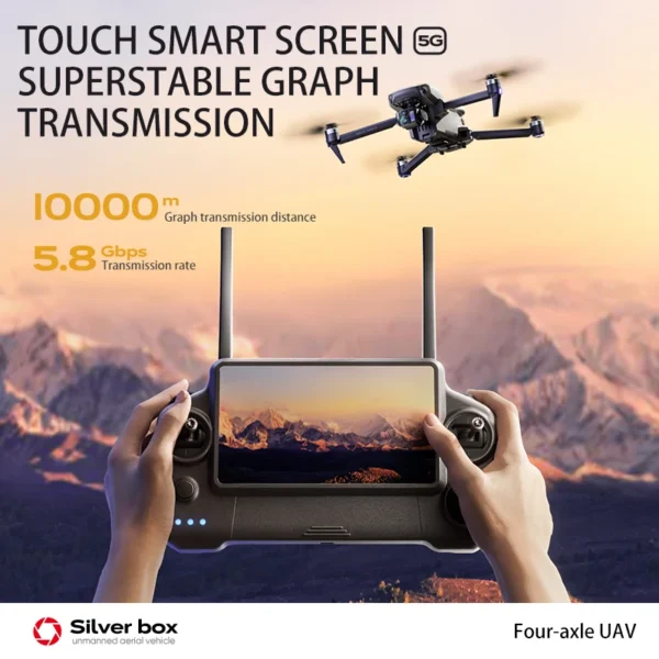 P7 MAX High-end Professional GPS Drone 8K With Screen Remote Control 20km Digital Image Transmission Brushless RC Quadcopter Toy - Image 6