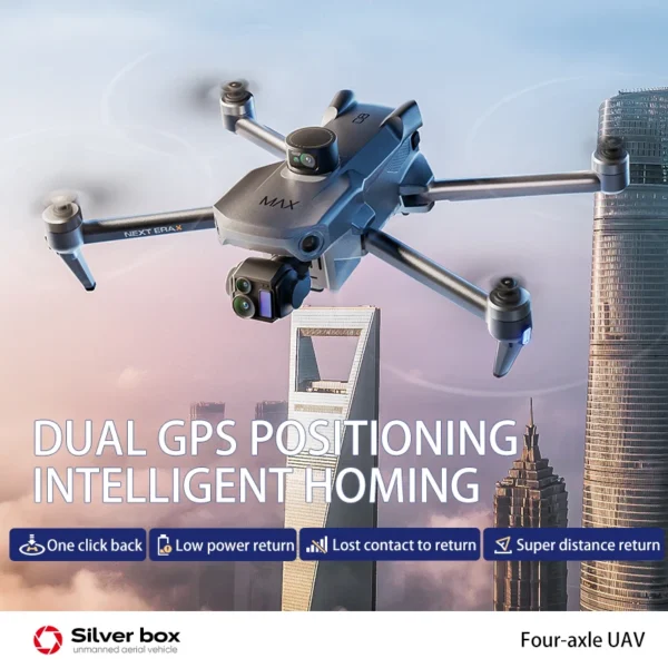 P7 MAX High-end Professional GPS Drone 8K With Screen Remote Control 20km Digital Image Transmission Brushless RC Quadcopter Toy - Image 5