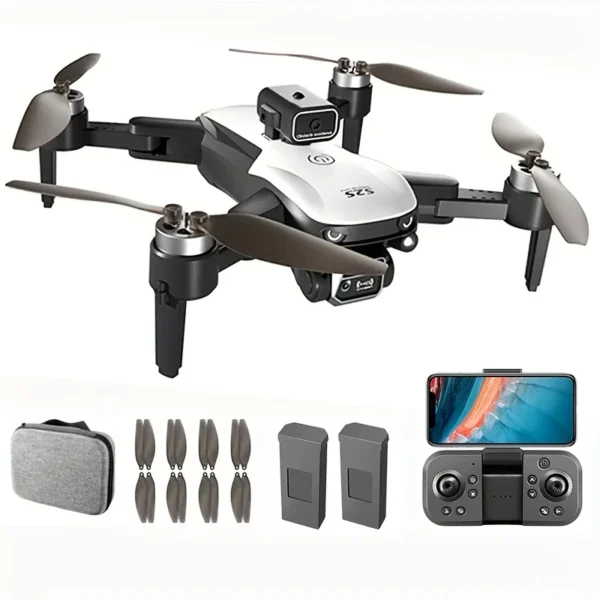 S2S Brushless Foldable Quadcopter Adult Drone HD Dual Camera 30ft/s Flight Speed 400ft/s Max Altitude Wi-Fi & APP Contro