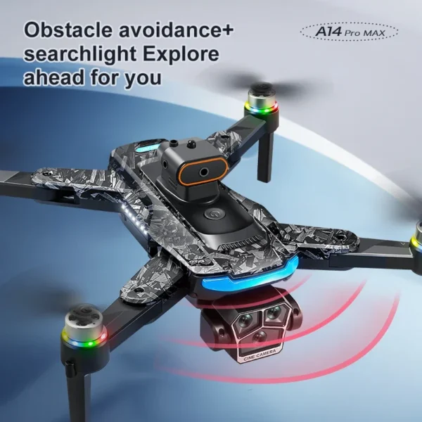 Xiaomi A14Pro max GPS Drone 4K Professional Dual Camera Dron Brushless Motor WIFI FPV Foldable RC Quadcopter Helicopter Toys - Image 4