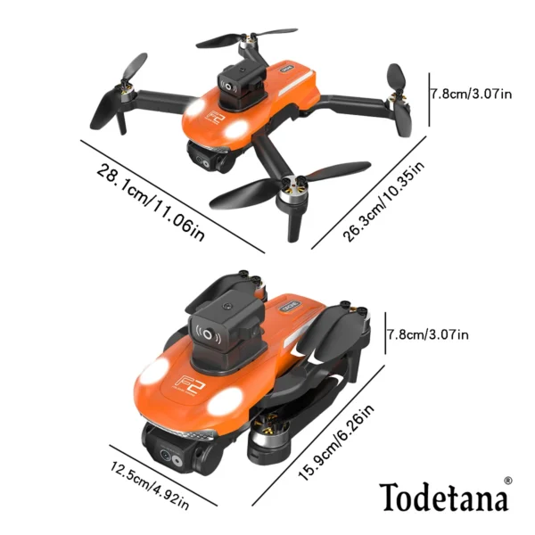 F2 Drone 4K Ultra HD Camera Long Battery Life Intelligent Flight Modes Foldable Design GPS Tracking Precision - Image 6