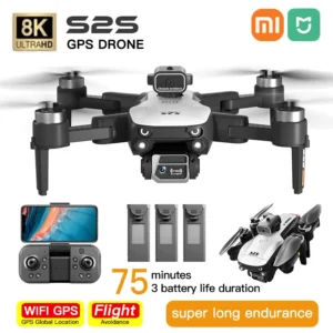 XIAOMI MIJIA S2S Mini Drone Profesional 8K Dual Camera Brushless Motor Obstacle Avoidance Dron RC Helicopter Foldable Quadcopter