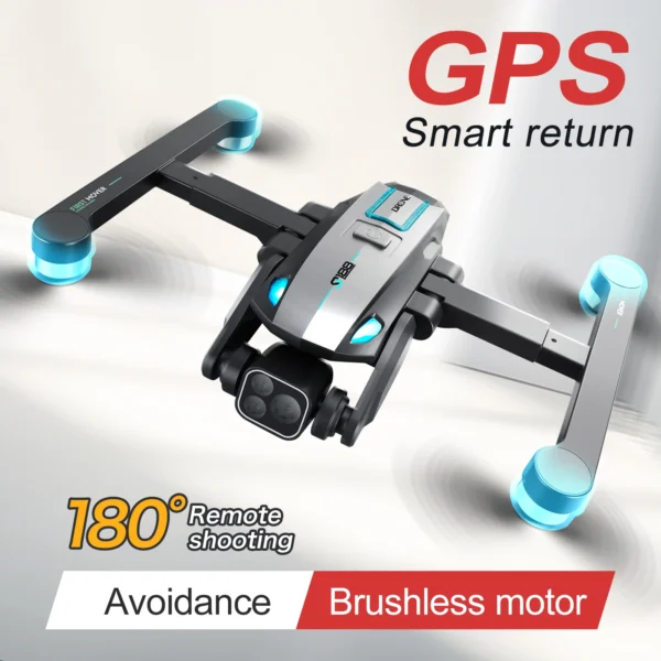 New S181 GPS Return Drone 5G Professional 8K HD Aerial Photography Dual-Camera Omnidirectional Obstacle Avoidance Dron RC Toy - Image 3