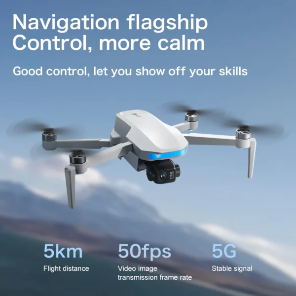 New S-X1 Max 5KM LCD SC GPS Drone 4K Dual Camera 5G Wifi FPV 3-Axis Gimbal Professional Digital image transmission RC Dron Toys - Image 6
