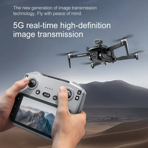 New For Xiaomi V198 GPS MAX Drone with 8k professional HD camera 5G WiFi Brushless laser barrier avoidance Folding quadcopter - Image 4