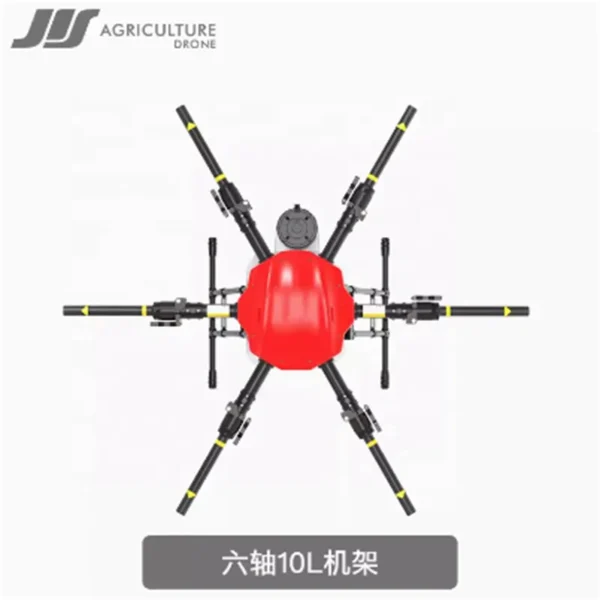 JIS EV610 10L 6-axis Small Agricultural Plant Protection Drone Rack Drone Kit - Image 3