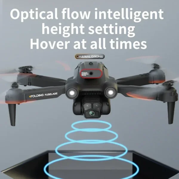 New M17 Max Drone 8K Professinal Optical Flow Dron Triple HD Camera Foldable RC Helicopter WIFI FPV Height Hold Apron Sell LED - Image 4