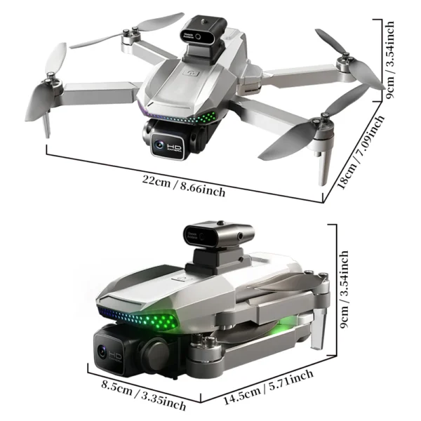 S50 PRO GPS Drone with 2 Batteries, 4.5-inch Large Screen Remote, Real-Time HD Camera, Obstacle Avoidance, Extended Flight Time - Image 6