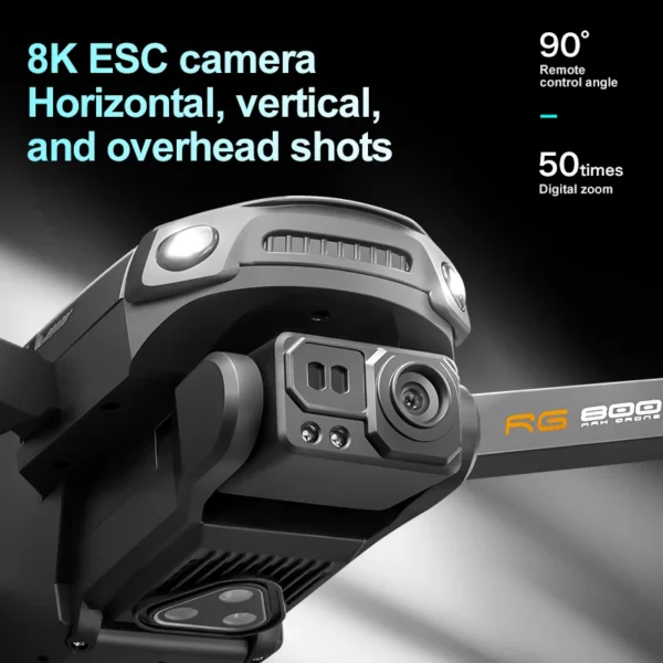 New RG800 Max GPS Drone 8K Professional HD Dual Camera 5KM Photography 5G Brushless FPV Foldable Large Screen RC Quadcopter Toys - Image 3
