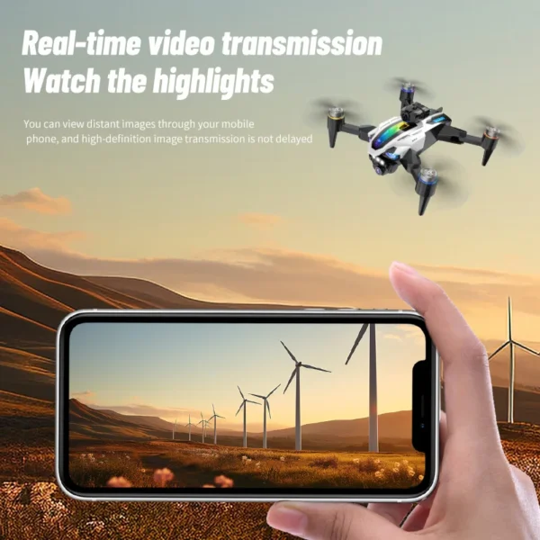 2025 New Hot S173 GPS Drone Obstacle Avoidance on All Sides Optical Flow Positioning Professional HD Camera Foldable Toy Drone - Image 2